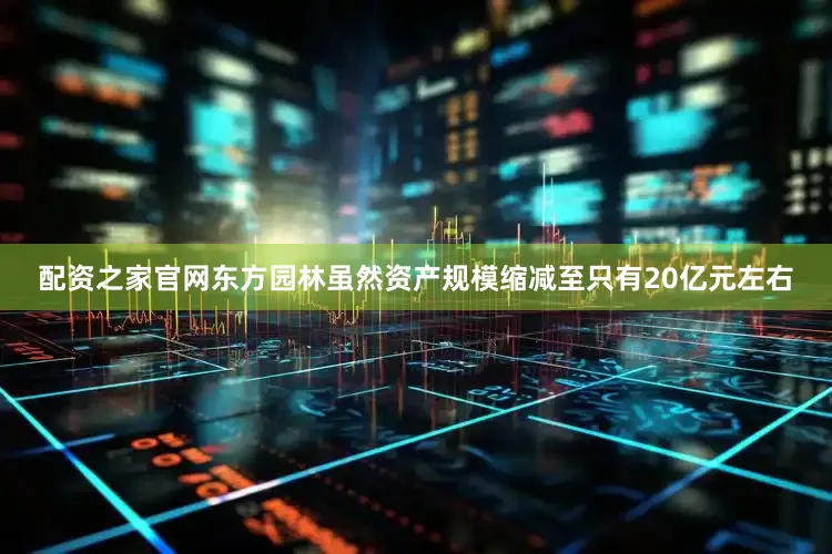 配资之家官网东方园林虽然资产规模缩减至只有20亿元左右